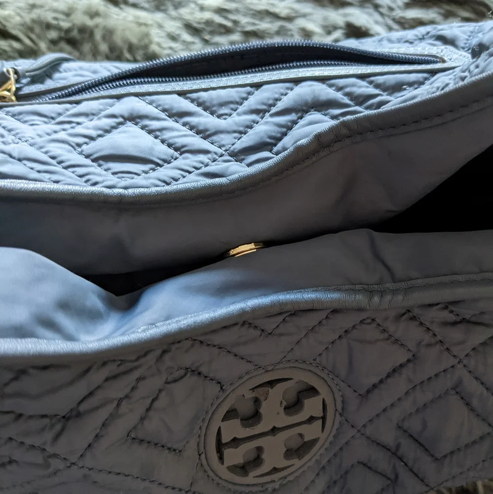 Tory Burch Quilted Diaper Bag.
